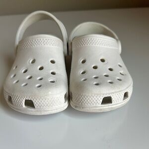 CROCS Kids Classic White Sandals